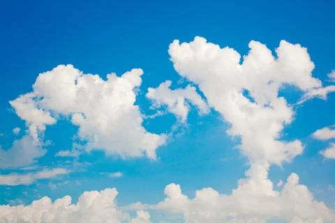 Clouds in the blue sky Stock Photos