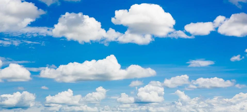Clouds in the blue sky Stock Photos