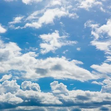 Clouds in the blue sky Stock Photos