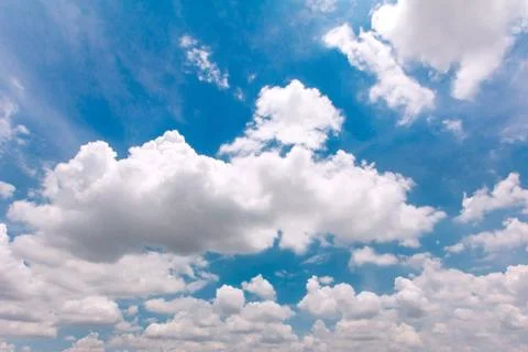 Clouds with blue sky Stock Photos