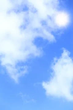 Clouds in the blue sky Stock Photos