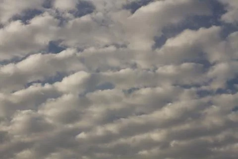 Clouds in the blue sky. Stock Photos