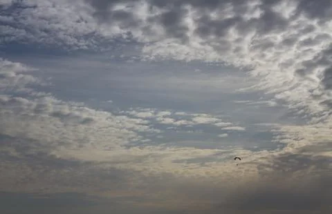 Clouds in the blue sky. Stock Photos