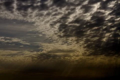 Clouds in the blue sky. Stock Photos