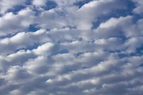 Clouds in the blue sky. Stock Photos