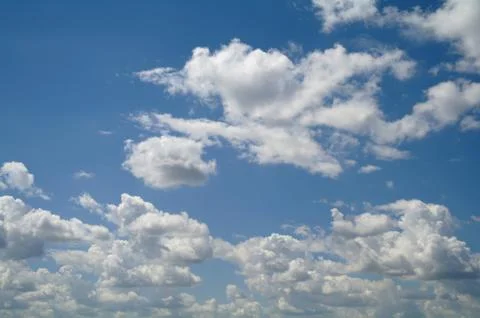 Clouds in the blue sky Stock Photos