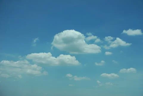 Clouds in blue sky Stock Photos