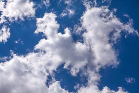 Clouds in the blue sky Stock Photos