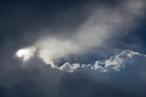 Clouds in the blue sky Stock Photos