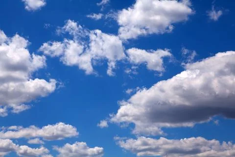 Clouds in the blue sky Stock Photos