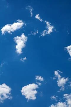 Clouds in the blue sky Stock Photos