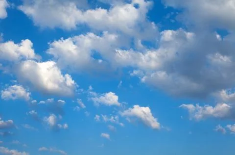 Clouds in the blue sky Stock Photos