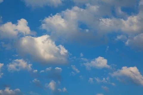 Clouds in the blue sky Stock Photos