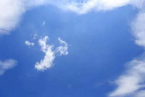 Clouds in the blue sky Stock Photos