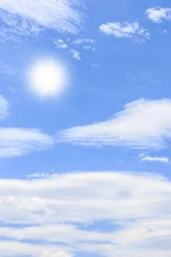 Clouds in the blue sky Stock Photos