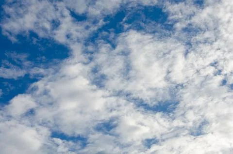 Clouds with blue sky. Stock Photos