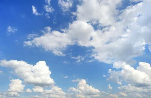 Clouds in the blue sky Stock Photos