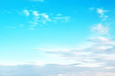 Clouds in the blue sky Stock Photos