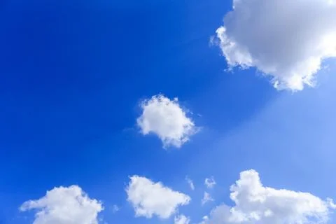 Clouds in the blue sky Stock Photos