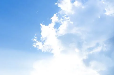 Clouds in the blue sky Stock Photos