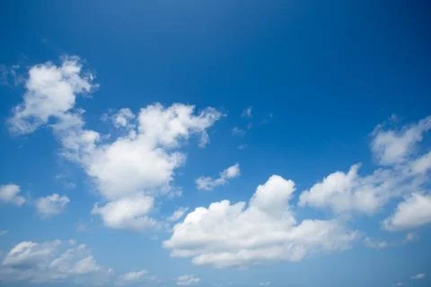 Clouds in the blue sky Stock Photos
