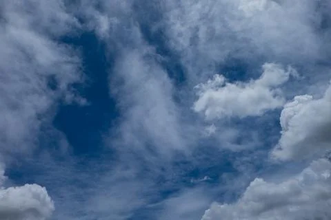 Clouds in the blue sky Stock Photos