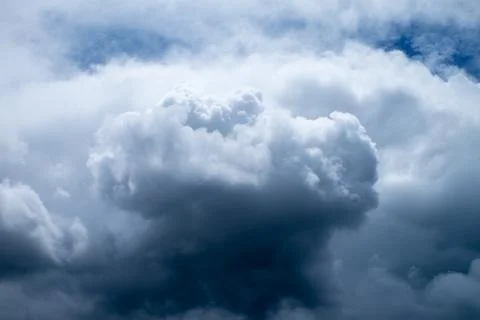 Clouds in the blue sky Foto stock