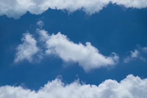 Clouds in the blue sky Stock Photos