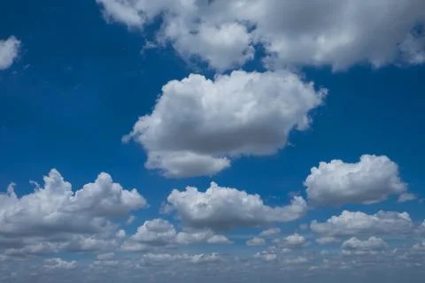 Clouds in the blue sky Stock Photos