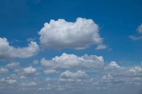 Clouds in the blue sky Stock Photos