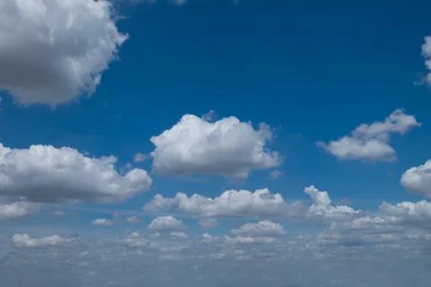 Clouds in the blue sky Stock Photos
