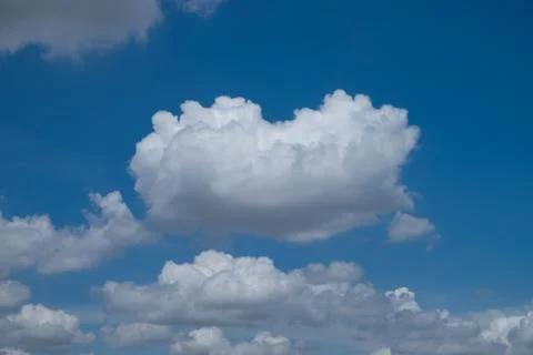 Clouds in the blue sky Stock-Fotos