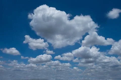 Clouds in the blue sky Stock Photos
