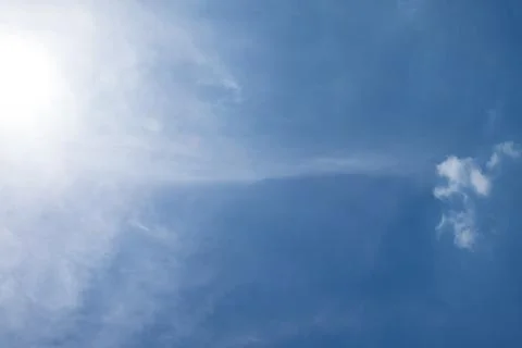 Clouds in the blue sky Stock Photos