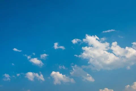 Clouds in the blue sky 写真素材