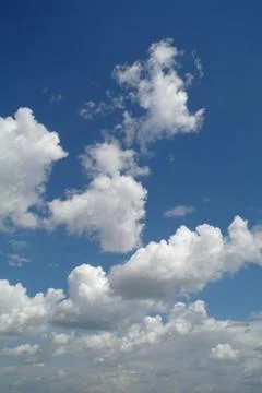 Clouds in the blue sky Stock Photos
