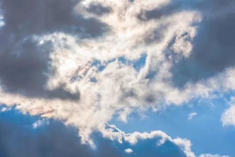 Clouds on blue sky Stock Photos