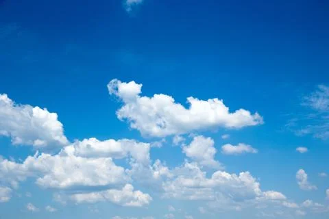 Clouds in the blue sky Stock Photos