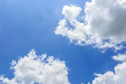 Clouds on the blue sky Stock Photos