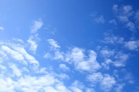 Clouds in the blue sky Stock Photos