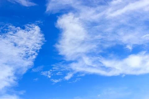 Clouds on the blue sky Stock Photos