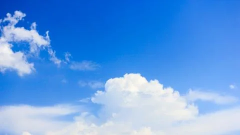 Clouds on the blue sky Stock Photos