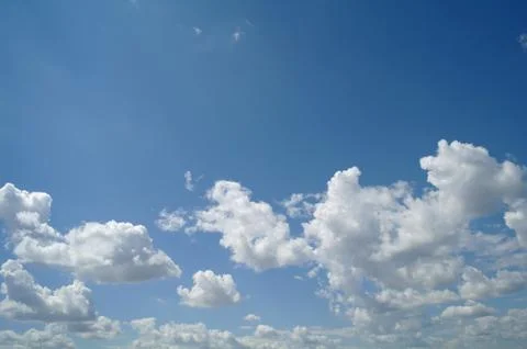 Clouds in the blue sky Stock Photos