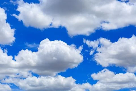 Clouds on the blue sky Stock Photos