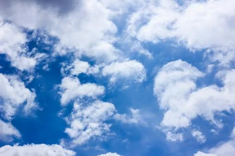 Clouds with blue sky Stock Photos