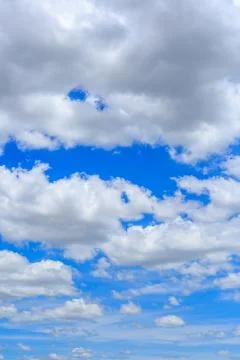 Clouds on the blue sky Stock Photos