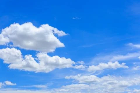 Clouds on the blue sky Stock Photos