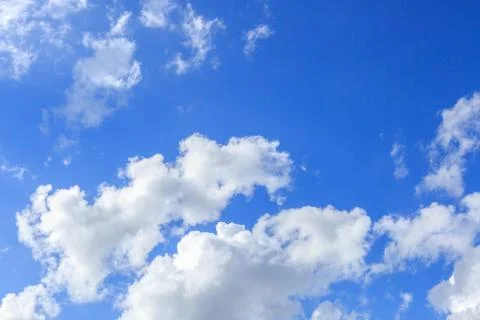 Clouds on the blue sky Stock Photos