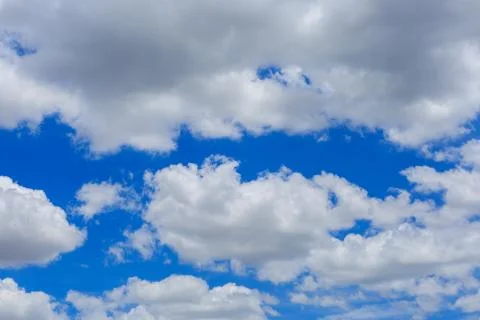 Clouds on the blue sky Stock Photos