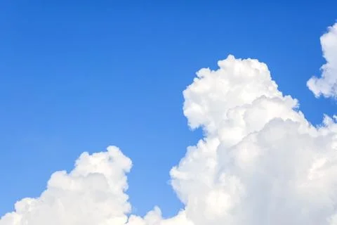 Clouds on the blue sky Stock Photos